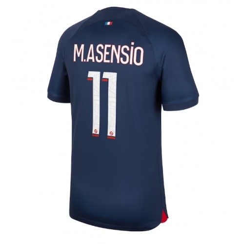 Dres Paris Saint-Germain Marco Asensio #11 Domaci 2023-24 Kratak Rukav